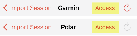 Garmin and Polar re-authorization